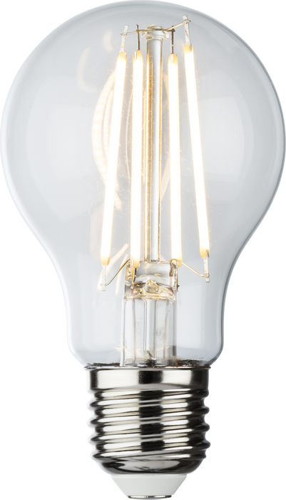 230V 8W LED ES Clear GLS Filament Lamp 2700K Dimmable