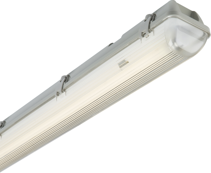 230V IP65 1x70W 6ft Single HF Non-Corrosive Fluorescent Fitting with Emergency