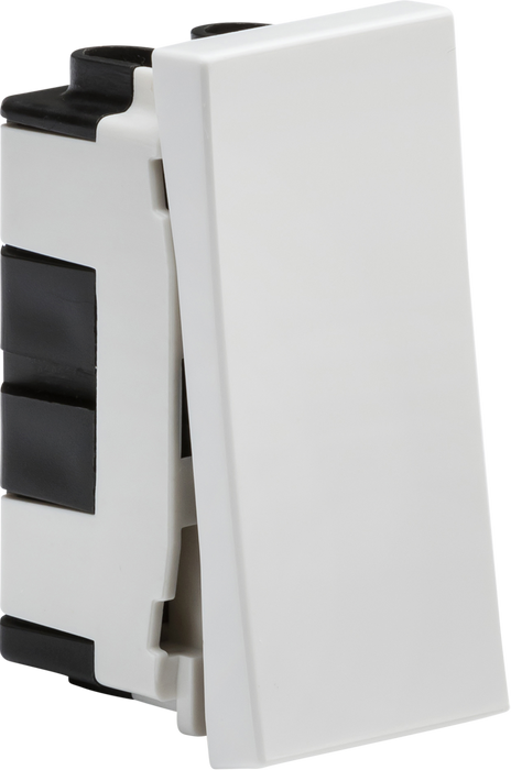 20AX 1G intermediate modular switch (25x50mm) - White