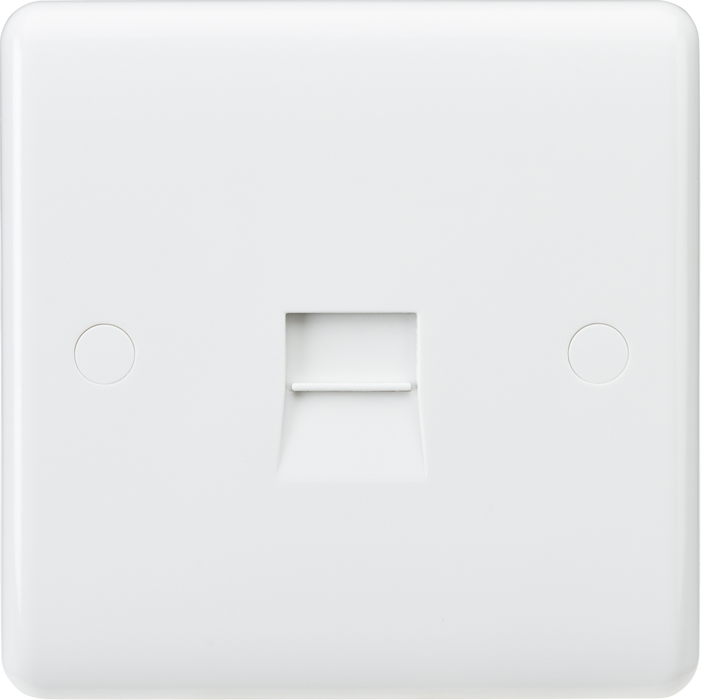 Curved Edge Telephone Extension Socket