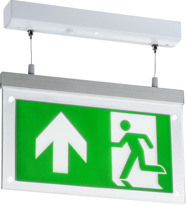 230V 2W LED Suspended Double-Sided Emergency Exit Sign