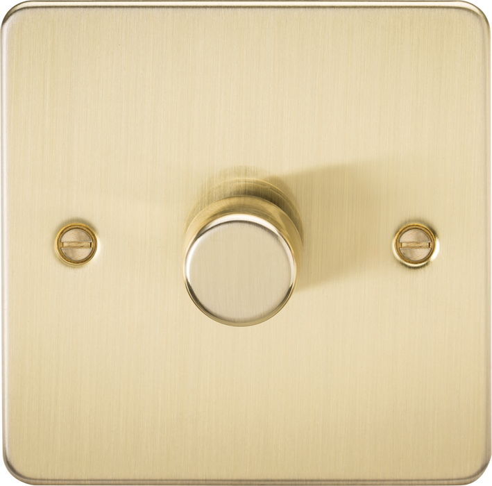 1G 2-way 10-200W (5-150W LED) Intelligent dimmer - Brushed Brass