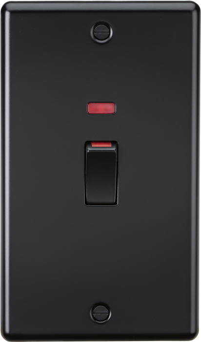 45A DP Switch with Neon (2G size) - Matt Black