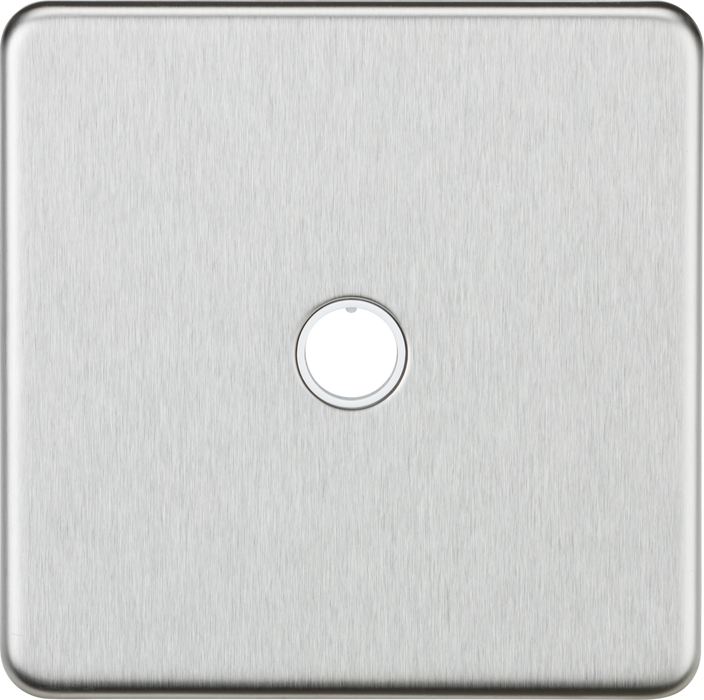 20A Flex Outlet Plate - Brushed Chrome