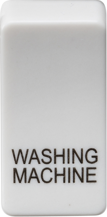 Switch cover "marked WASHING MACHINE" - white