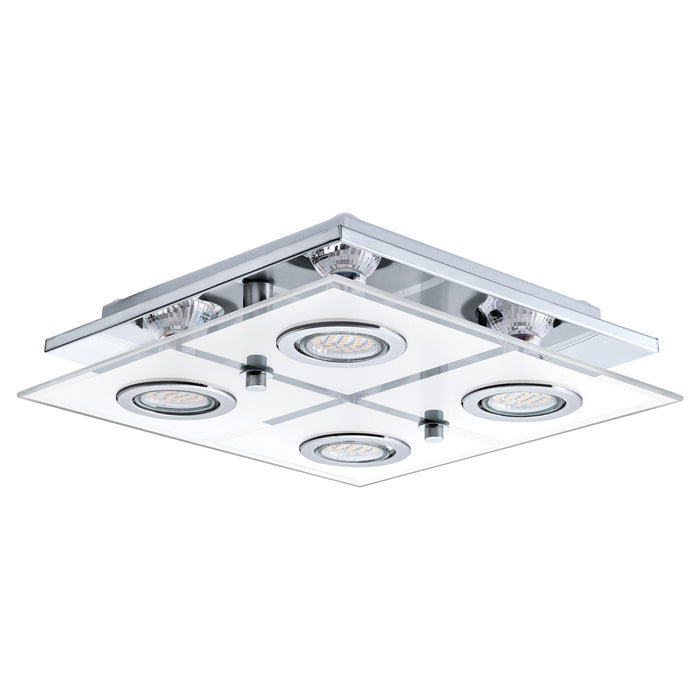 Cabo 4 Ceiling Light - Stainless Steel Chrome