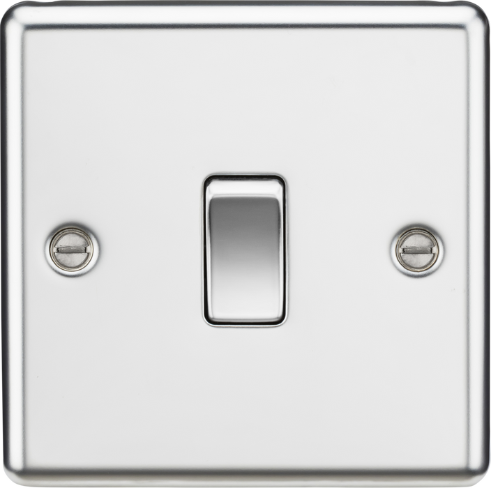 10AX 1G Intermediate Switch - Rounded Edge Polished Chrome