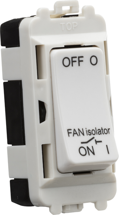 10A Fan Isolator Module - White