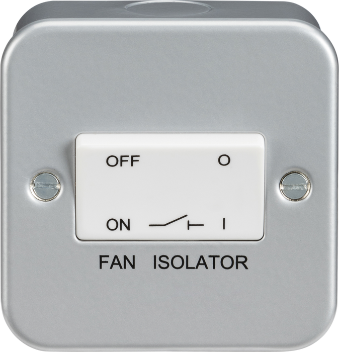 Metal Clad 10AX Fan Isolator Switch