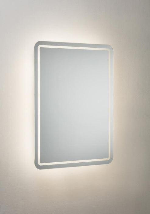 230V IP44 600 x 450mm Back-lit LED Bathroom Mirror with Demister, Shaver Socket and Motion Sensor
