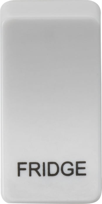 Switch cover "marked FRIDGE" - white