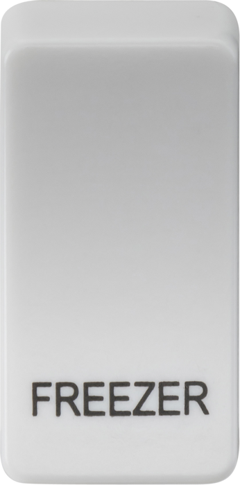 Switch cover "marked FREEZER" - white