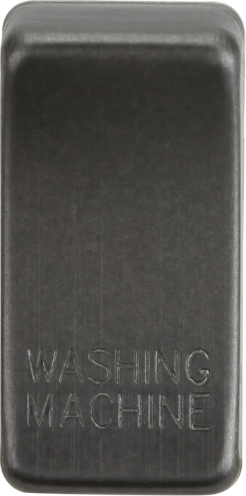 Switch cover "marked WASHING MACHINE" - smoked bronze