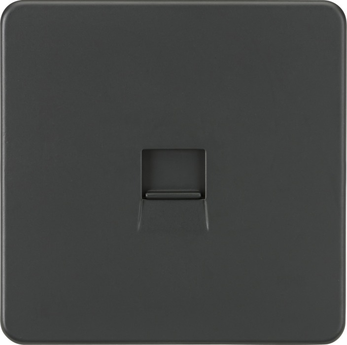 Screwless Telephone Extension Socket - Anthracite