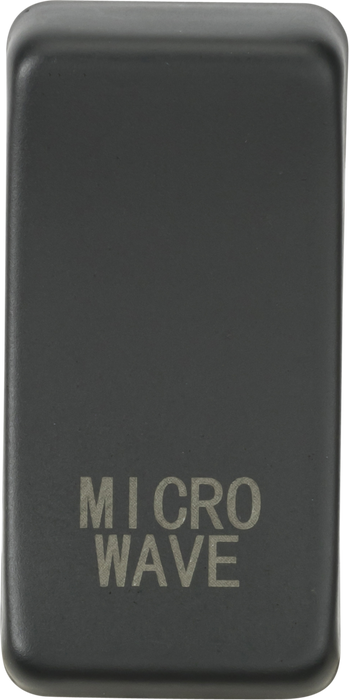 Switch cover "marked MICROWAVE" - anthracite
