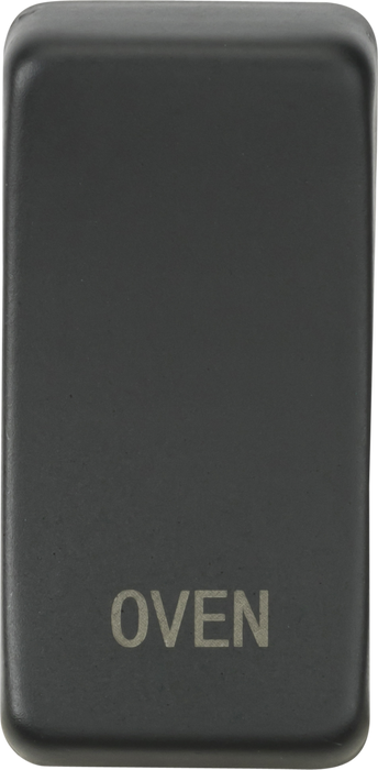 Switch cover "marked OVEN" - anthracite