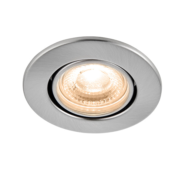 ShieldECO 1lt Recessed - Satin nickel plate & clear acrylic - 78522