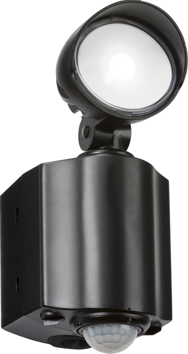 230V IP55 LED Security Spotlight - Black