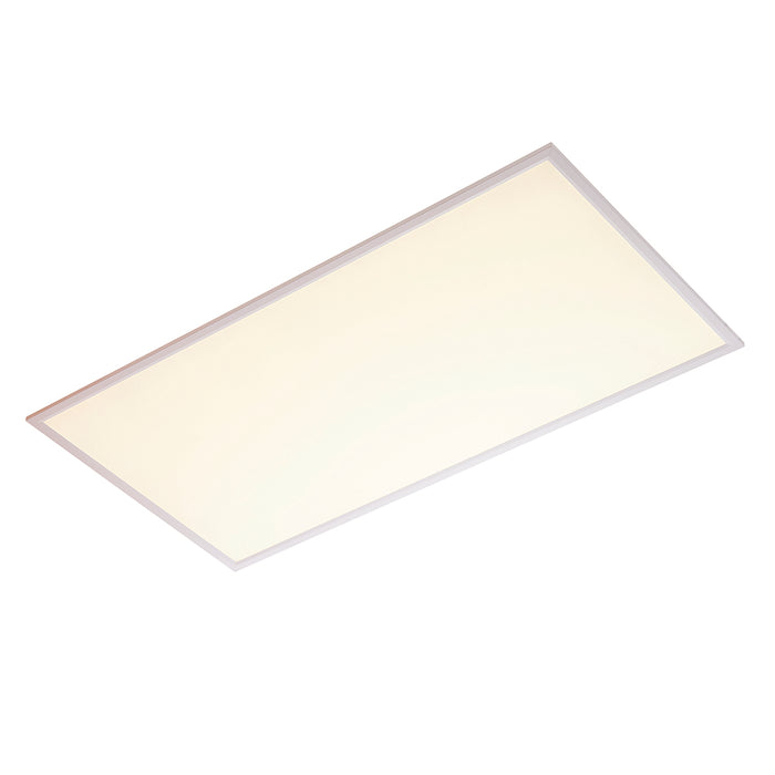 Stratus Pro 1lt Recessed - White paint & opal plastic - 92276